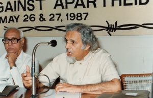 Anti-Apartheid Meeting, New Delhi 1987