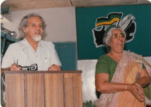 Mrs. Gurnam Soni (Bluebells School) and Mosie Moolla