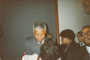 Nelson Mandela and my mum meeting after nearly 30 years