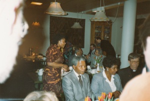 Nelson & Winnie Mandela Uppsala 1990