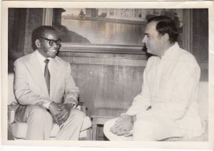 President OR Tambo & PM Rajiv Gandhi