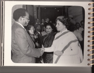 President OR Tambo & PM Shrimati Indira Gandhi