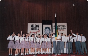 Springdales School 'Release Mandela Campaign', New Delhi 1980's